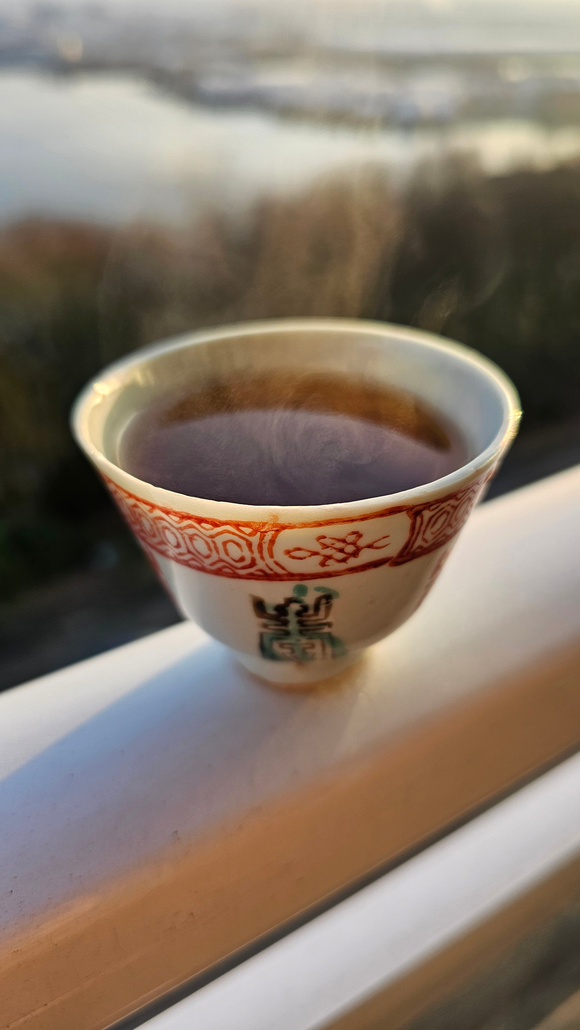 This Lao Cong Shui Xian is a powerful old bush rock oolong from Wuyi. Dark, deep, and mineral-rich with bold floral incense and long finish.