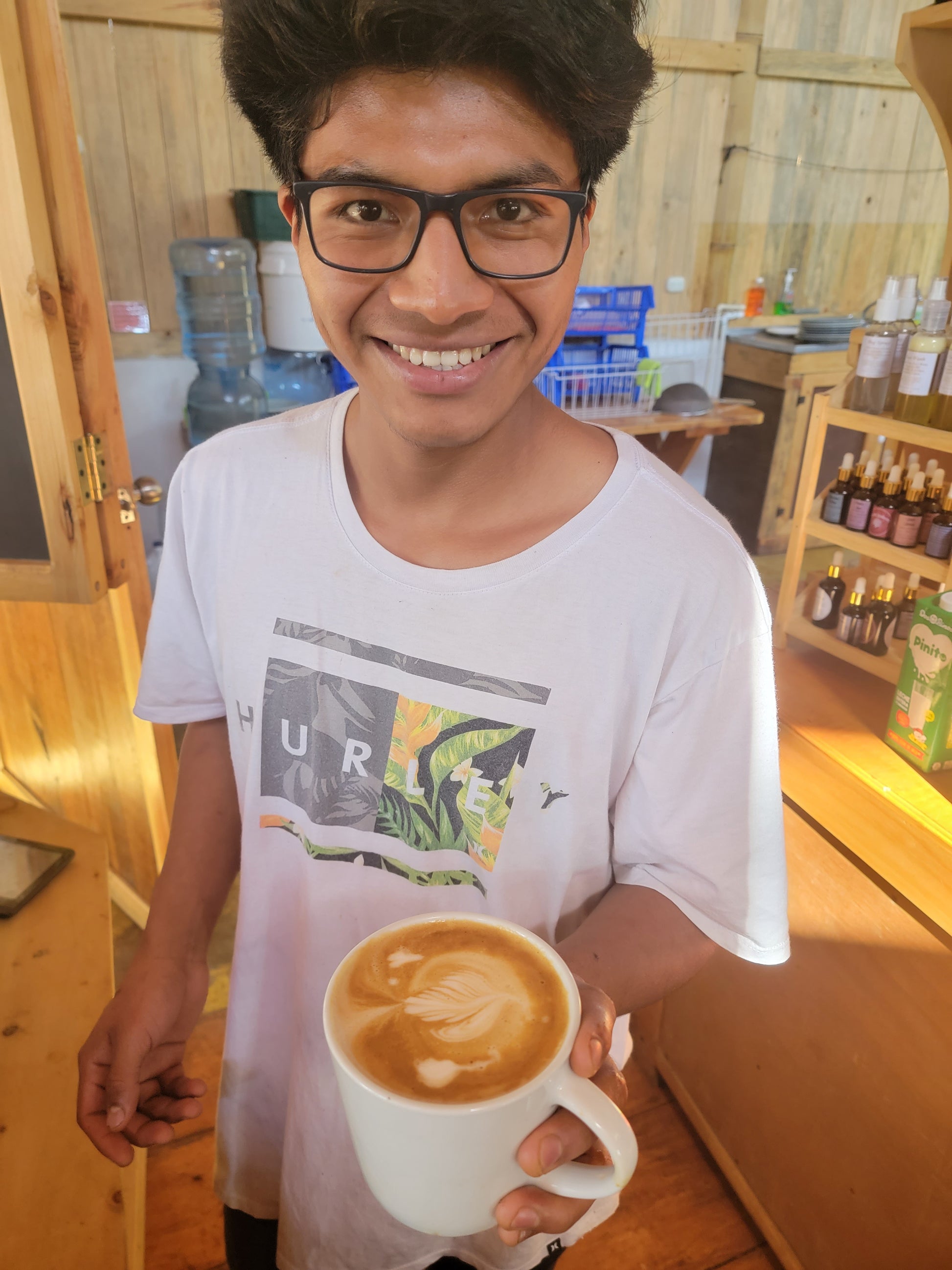 This biodynamic Guatemalan coffee is grown on rich volcanic soil from a single estate. Deep flavor, clean energy, and regenerative practices in every sip.