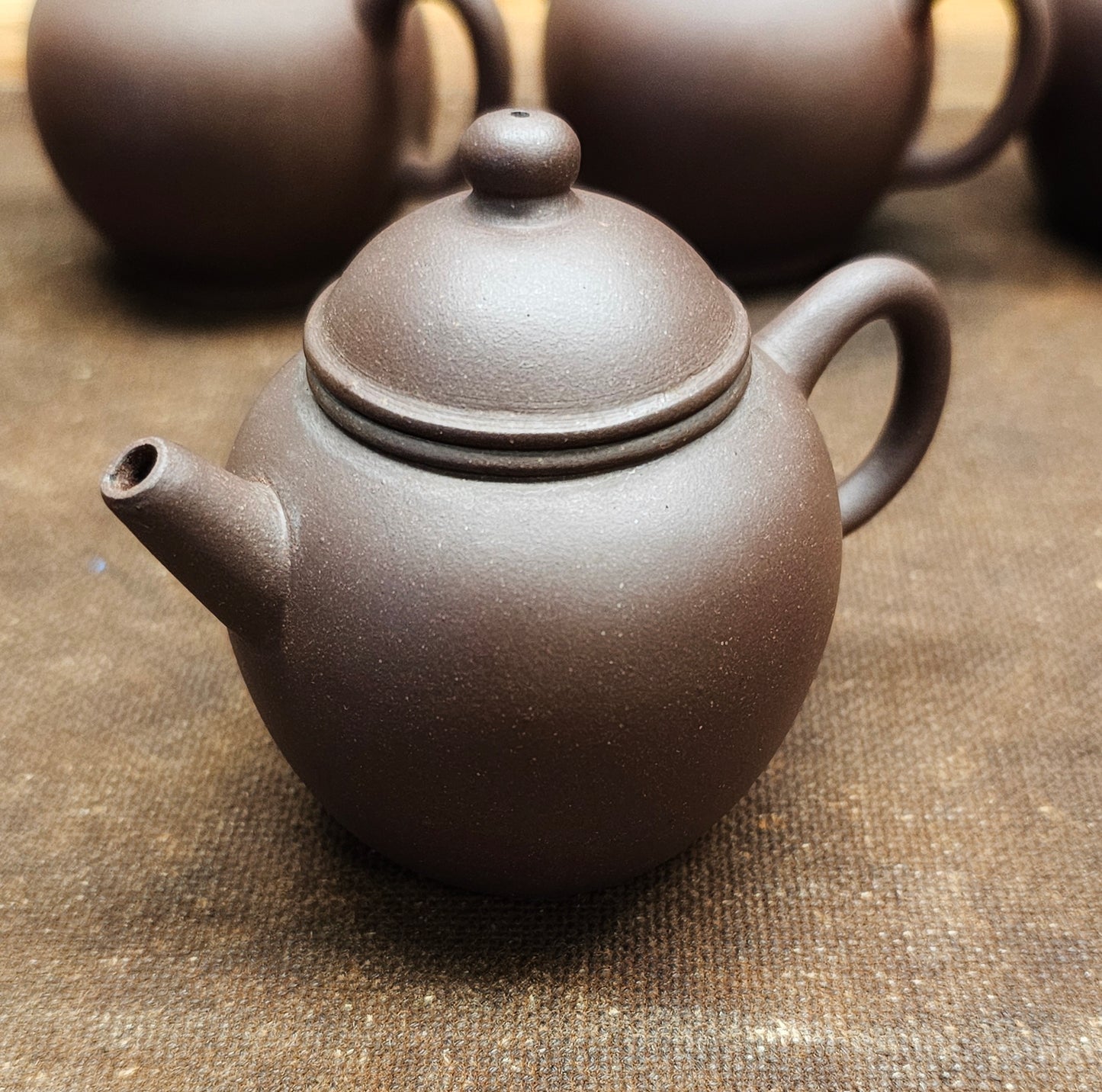 Late Qing Dynasty Zu Lun Zhu Zisha Purple Clay Antique Teapot 90ml