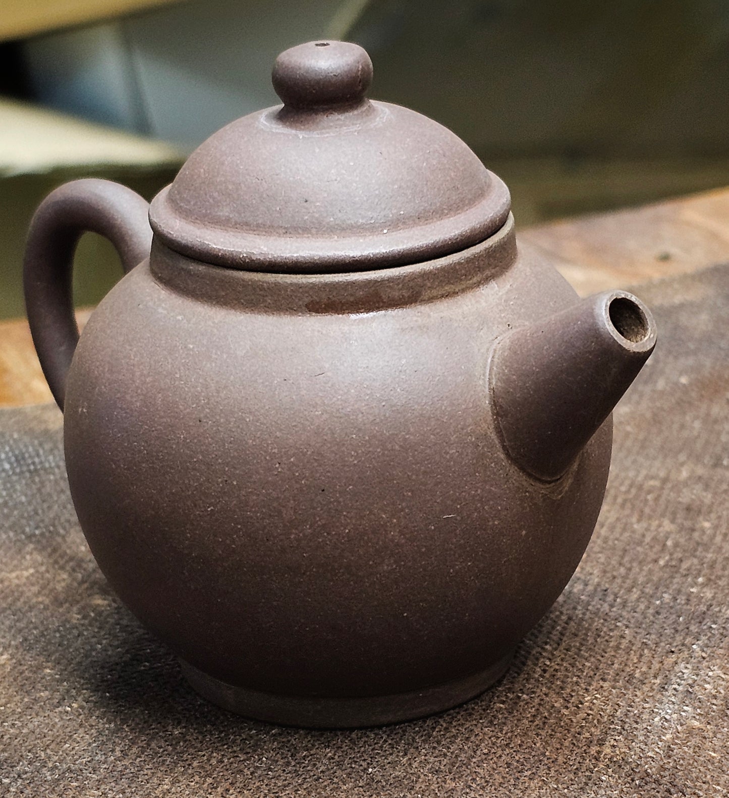 Late Qing Dynasty Zu Lun Zhu Zisha Purple Clay Antique Teapot 120ml