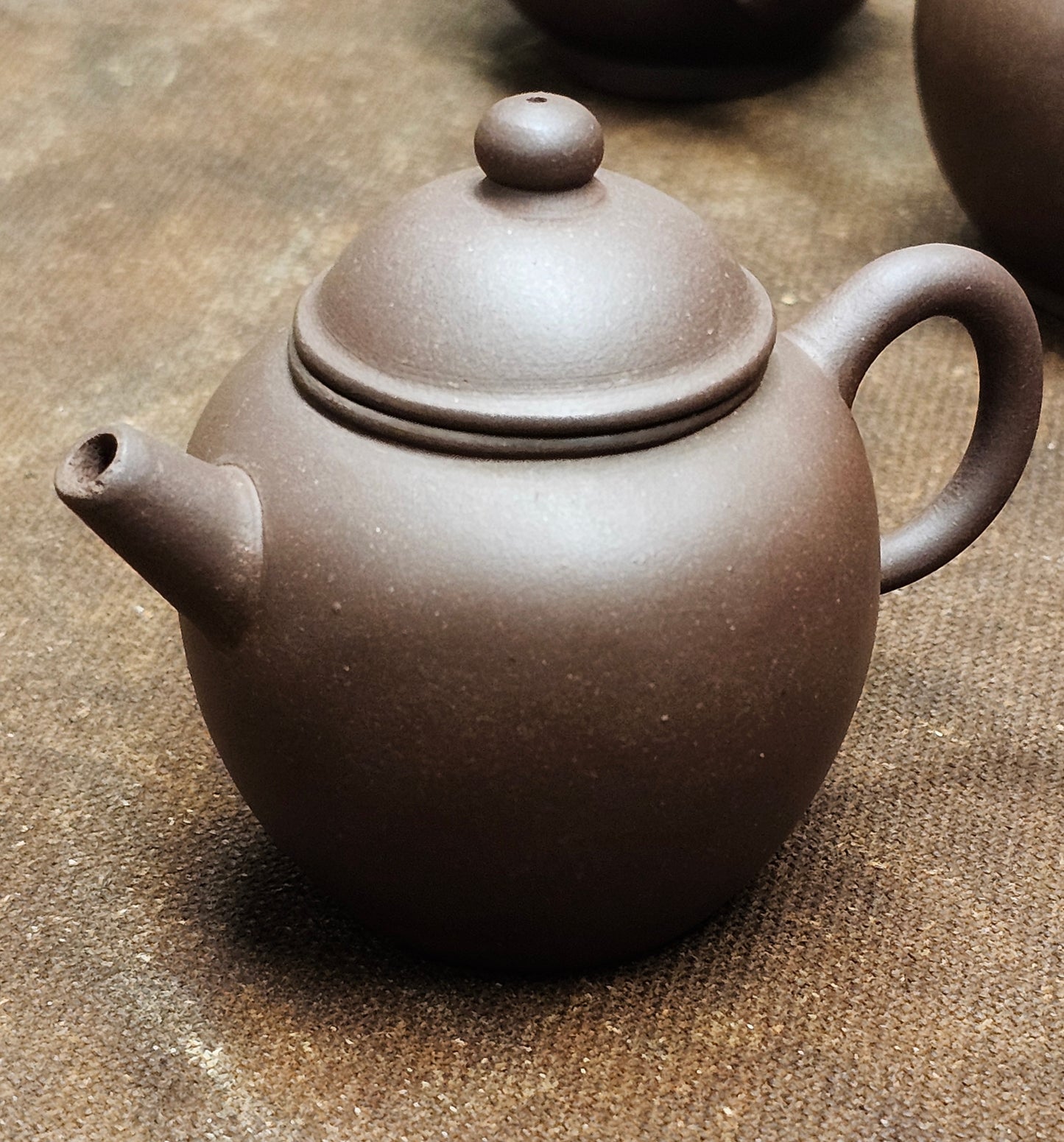Late Qing Dynasty Zu Lun Zhu Zisha Purple Clay Antique Teapot 90ml