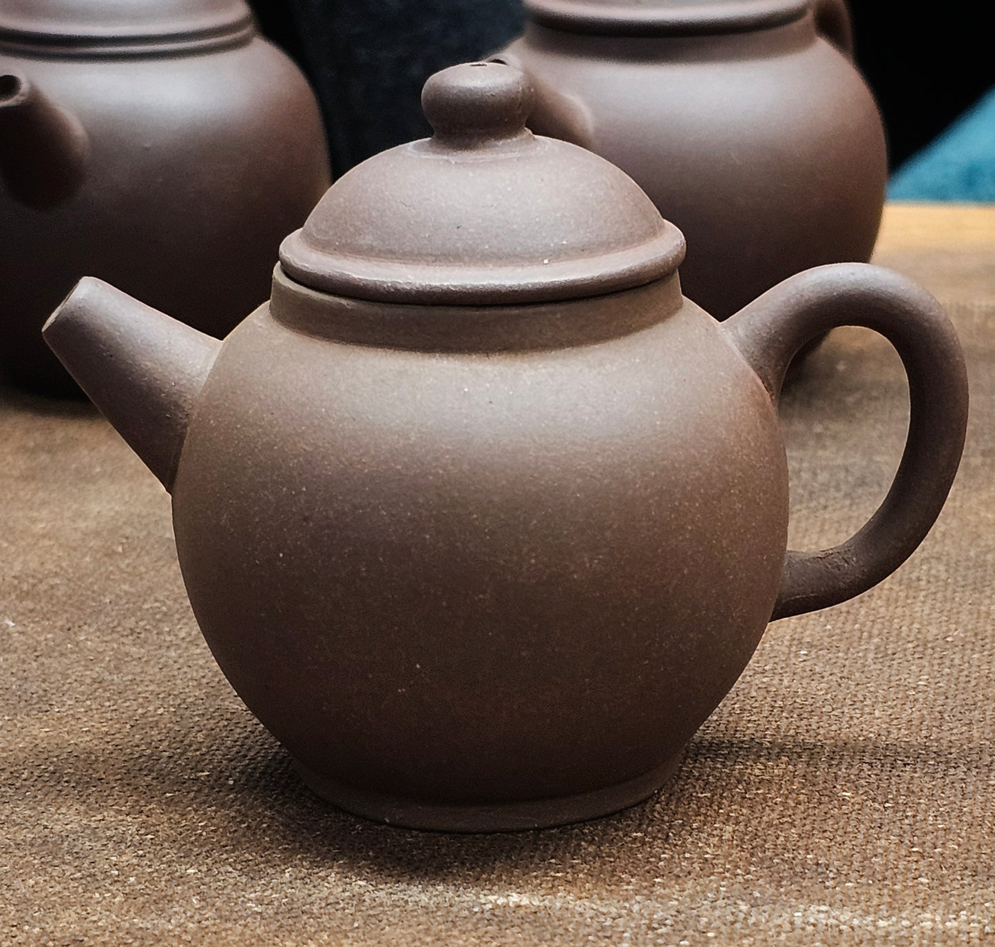 Late Qing Dynasty Zu Lun Zhu Zisha Purple Clay Antique Teapot 120ml