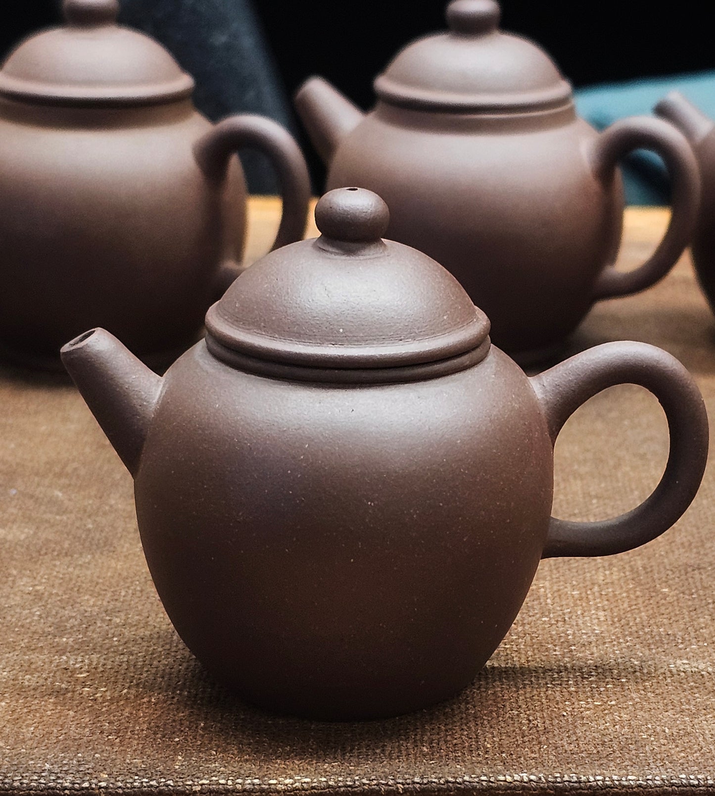 Late Qing Dynasty Zu Lun Zhu Zisha Purple Clay Antique Teapot 90ml