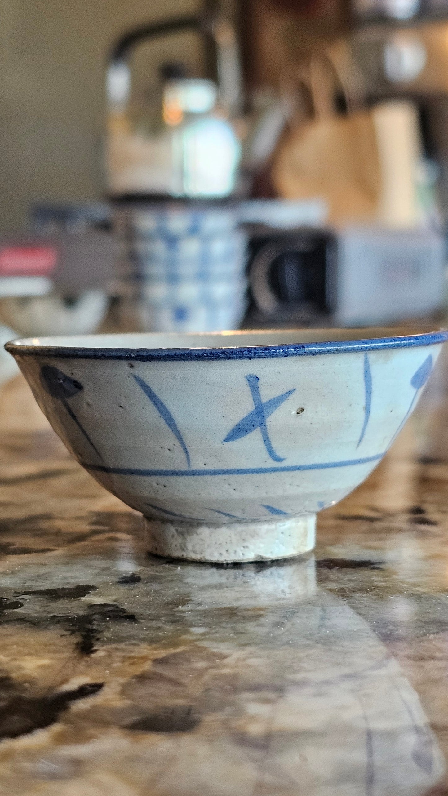 Late Qing Dynasty/Early ROC Antique Teacups 40-45ml set of 3 (A-01)