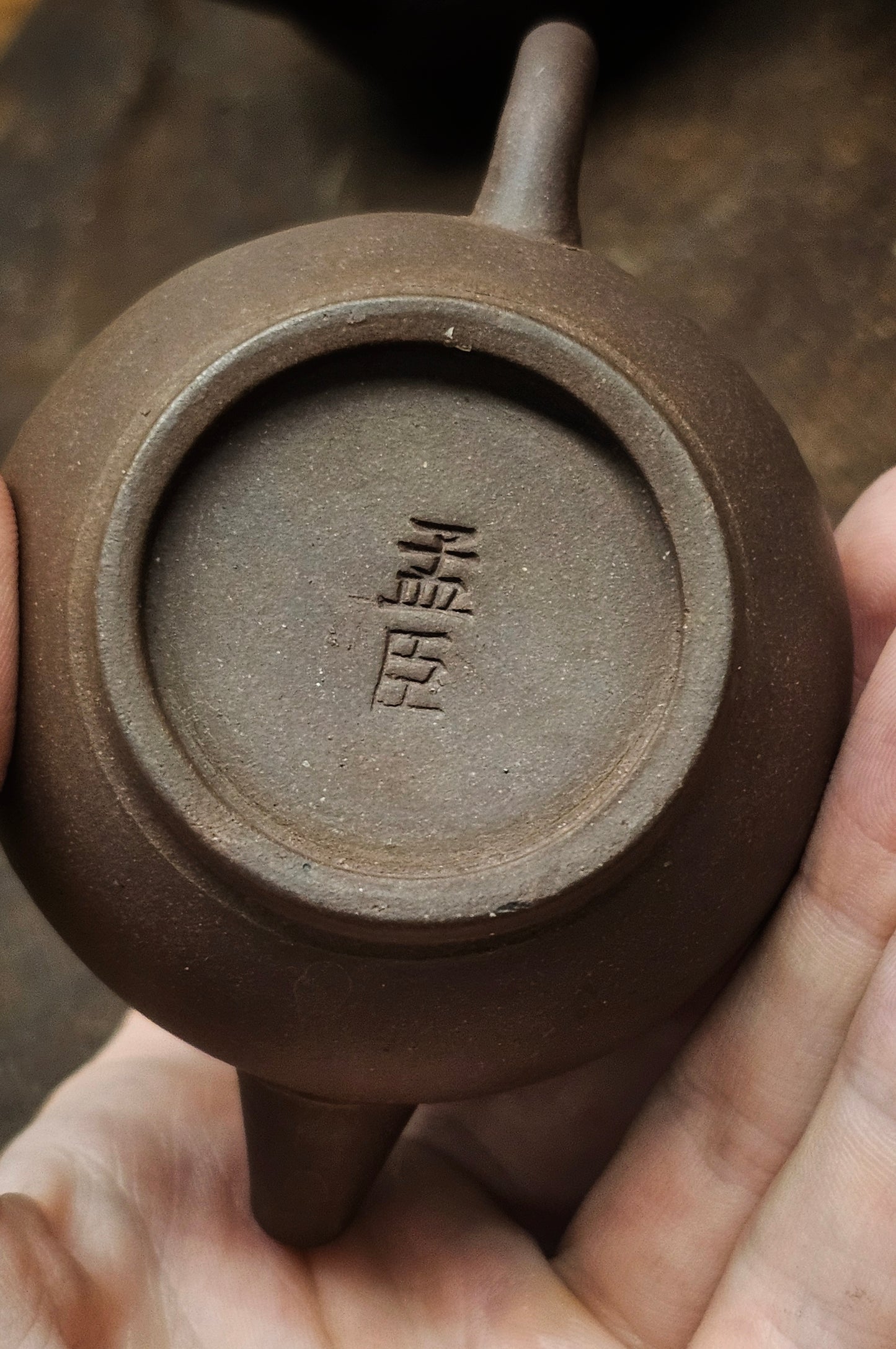 Late Qing Dynasty Zu Lun Zhu Zisha Purple Clay Antique Teapot 120ml