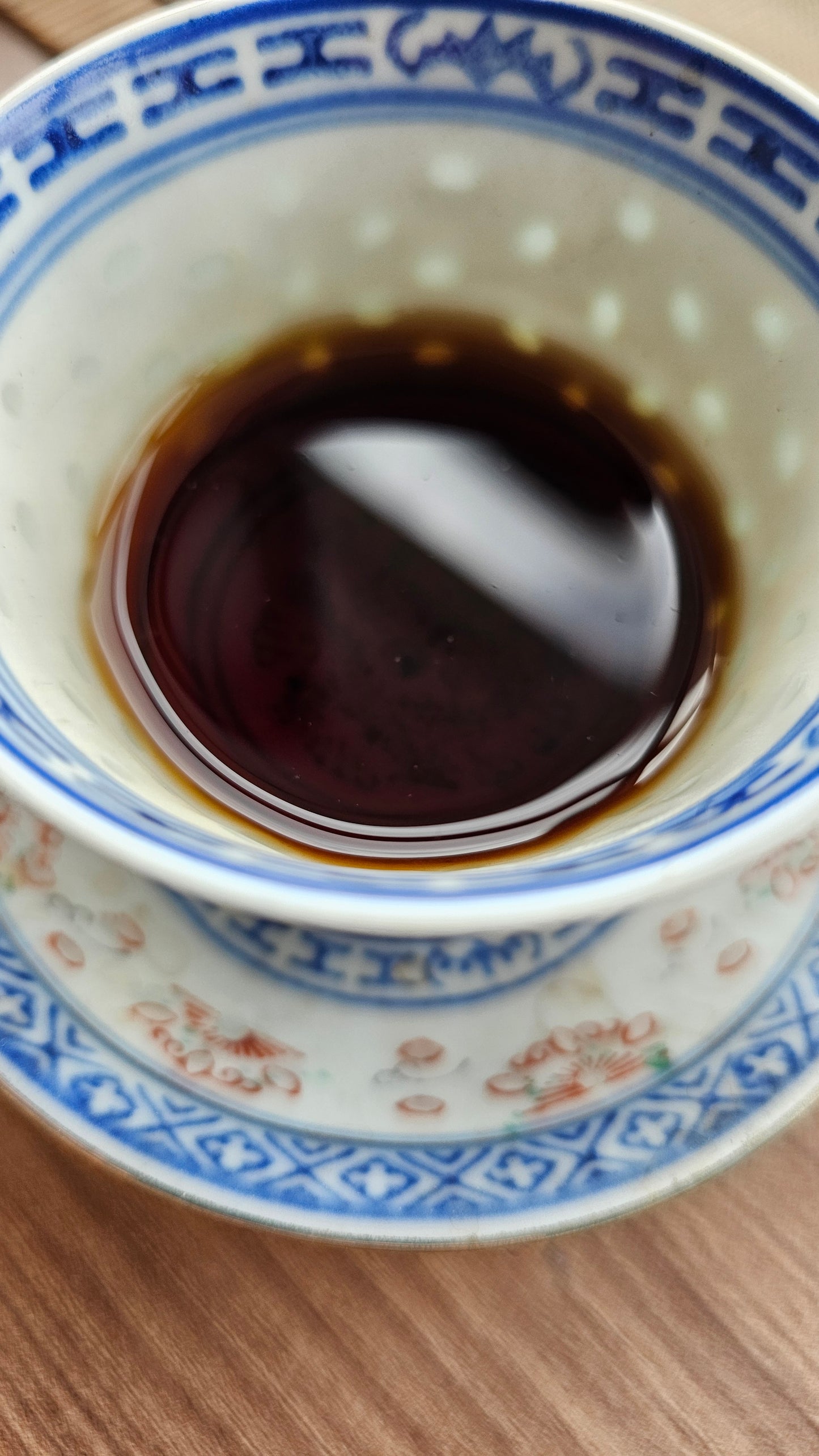 25-year-old Yiwu Shu Puerh with dry Malaysian storage. Sweet Forest Medicine is a rare tea offering smooth texture and enduring Yiwu character.