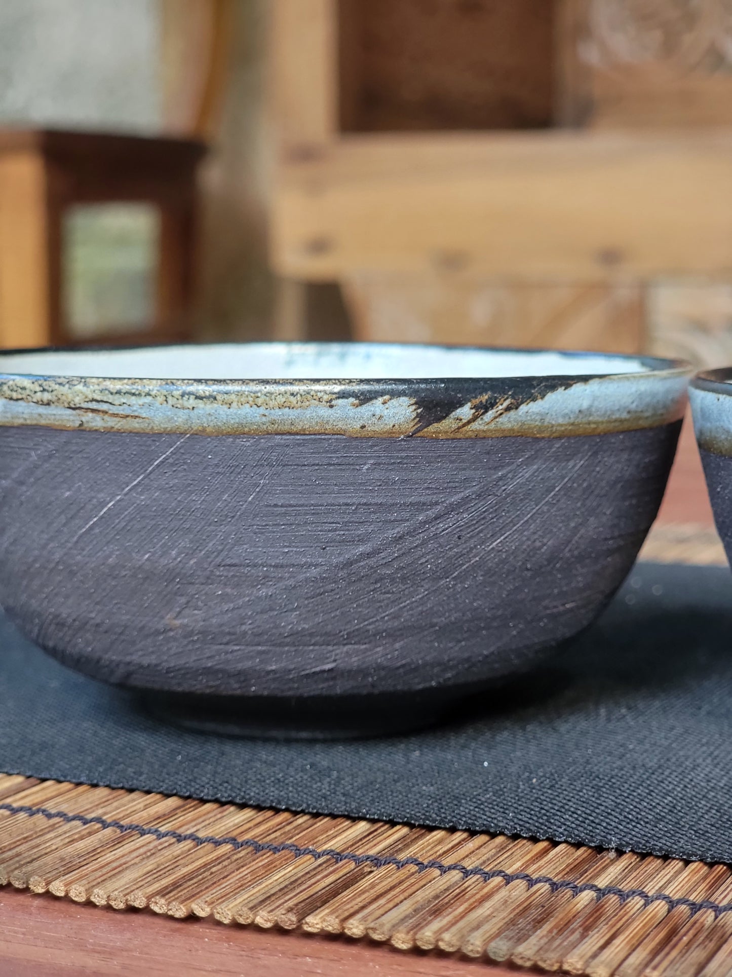 "Ocean" Handmade Tea Bowl