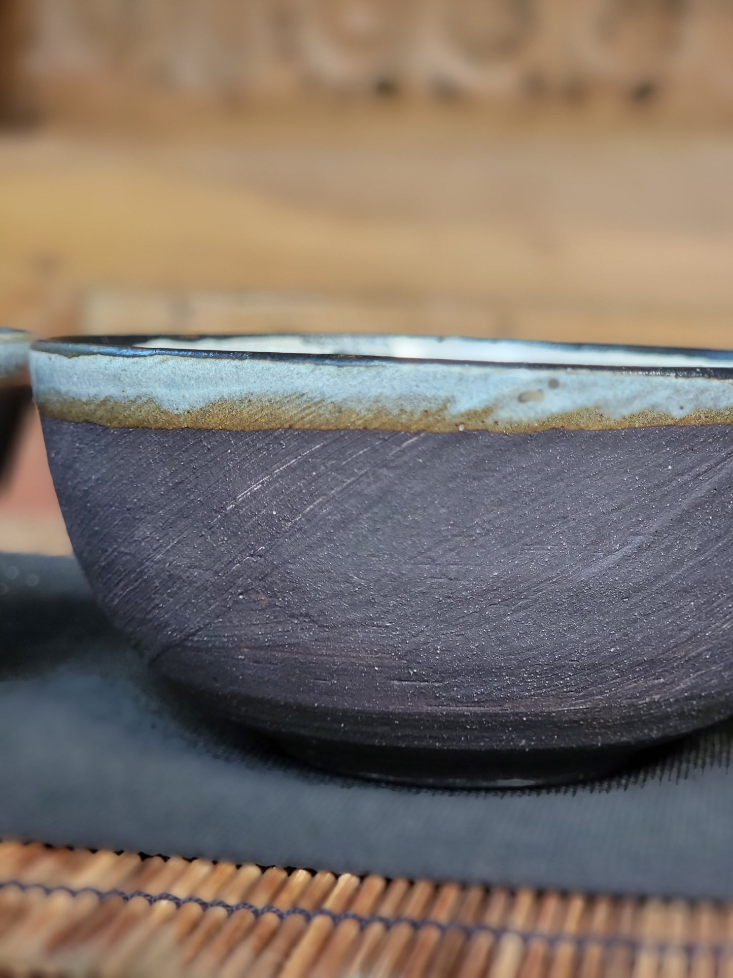 "Ocean" Handmade Tea Bowl