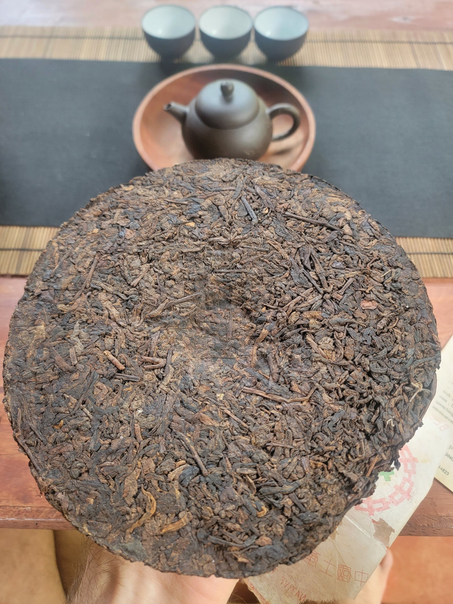 Grandma's Cookie - Malaysia Clay Urn Aged 1988 Green Mark Shu Puerh