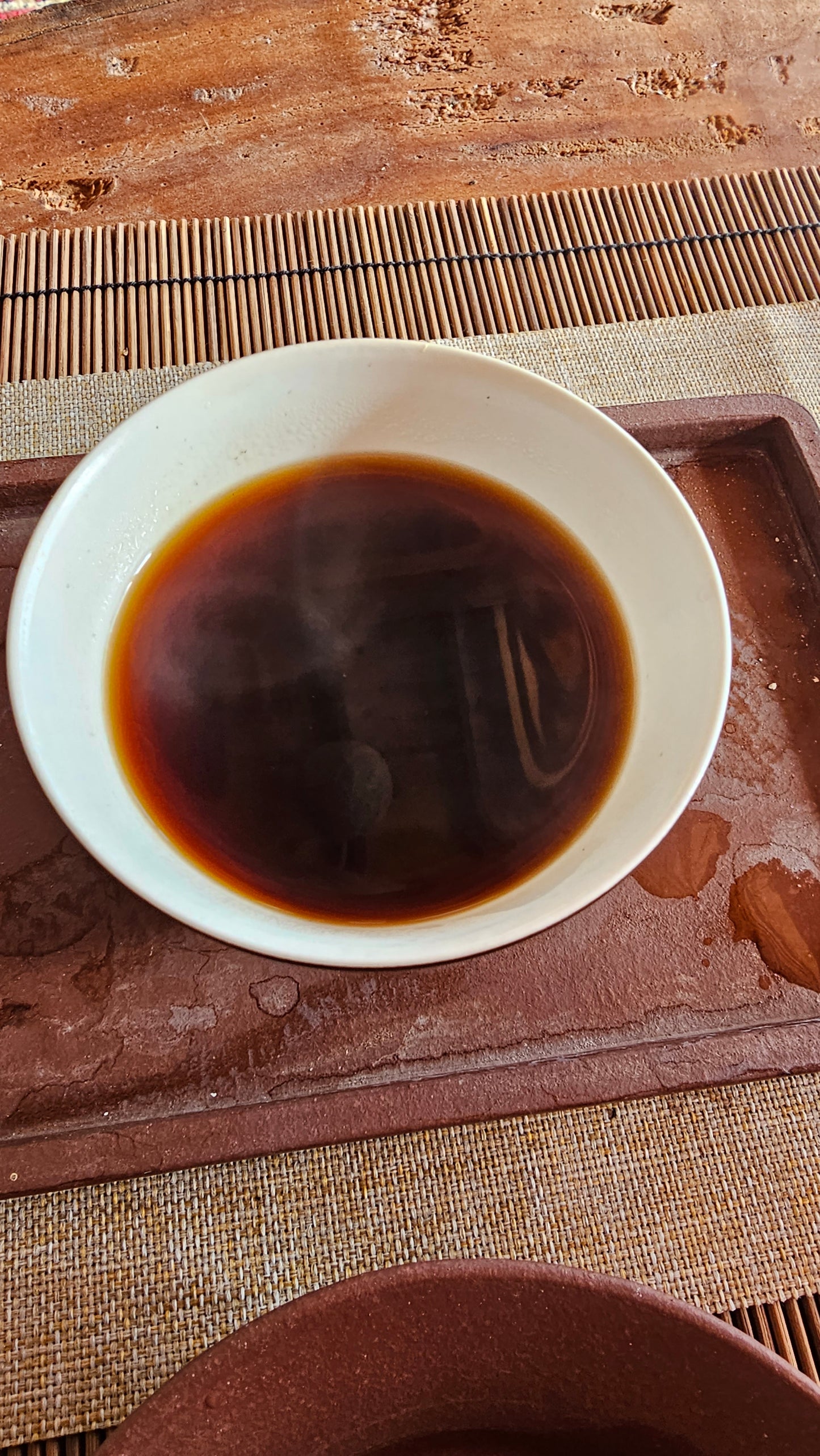 Red Mark - 2005 Hong Tai Chang Clay Urn Aged Malaysia Shu Puerh