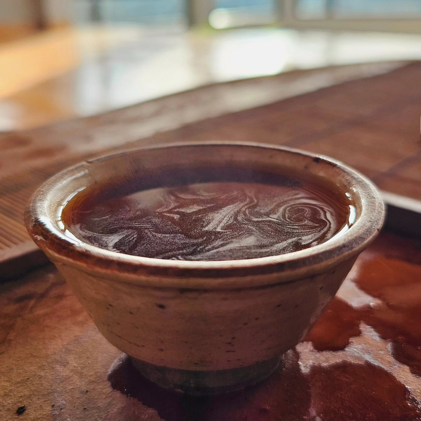 Medicine Cake - 2008 Lincang Clay Urn Aged Malaysia Shu Puerh