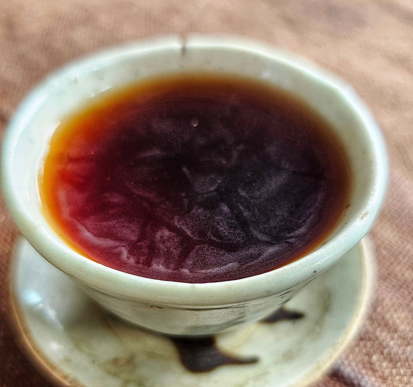 "Honey Medicine Aroma" Mid 1990s Menghai Shu Puerh Brick - Singapore Storage